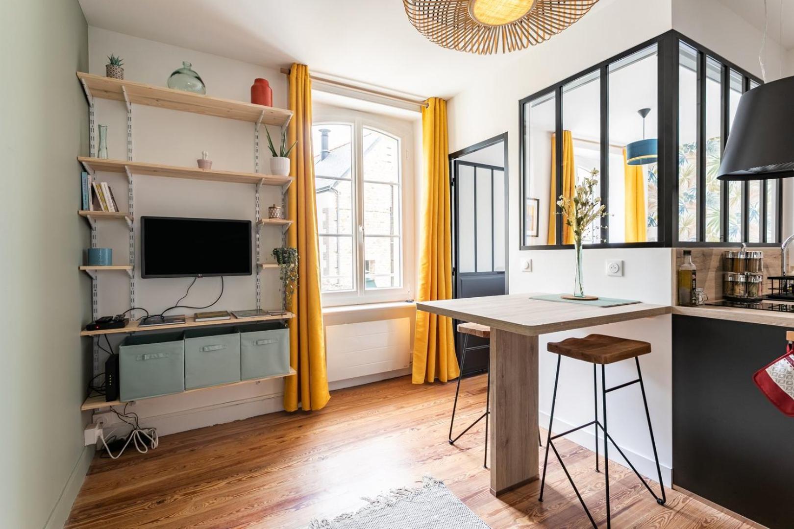 Apartamento LUCELYNE - Beau T2 rénové - Plage à 400m - Au centre de Dinard Exterior foto